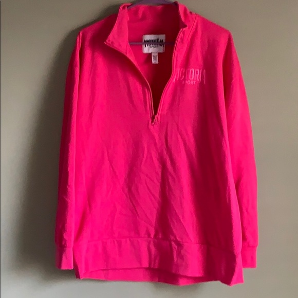 Victoria's Secret Tops - VS Sport 3/4 zip pullover size large. Victoria's Secret Tops - VS Sport 3/4 zip pullover size large.